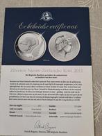 New zealand 1 dollar 2011 999/1000 opl 7000 !! SCHAARS, Postzegels en Munten, Munten | Oceanië, Ophalen of Verzenden
