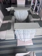Eettafel met 5 stoelen, Ophalen