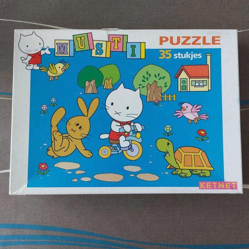 Musti puzzel 35 st., Enfants & Bébés, Jouets | Puzzles pour enfants, Utilisé, 10 à 50 pièces, Enlèvement ou Envoi