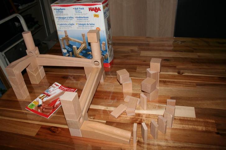 haba houten knikkerbaan (deel 2), Enfants & Bébés, Jouets | Jouets en bois, Comme neuf, Autres types, Enlèvement ou Envoi