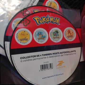 Timbre collector pokemon édition rare (20 000 ex) neuf