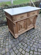 Superbe ancienne commode massive en chêne,  décapé et poncé., Maison & Meubles, Chêne