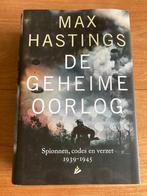 Max Hastings - de geheime oorlog, Zo goed als nieuw, Tweede Wereldoorlog, Verzenden, Overige onderwerpen
