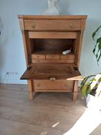 Bruine antieke secretaire, Huis en Inrichting, Kasten | Secretaires, Ophalen, Zo goed als nieuw