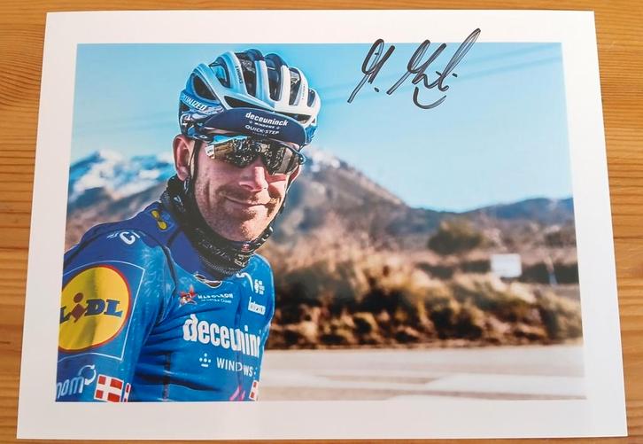 Gesigneerde foto van Michael Morkov., Sport en Fitness, Wielrennen, Nieuw, Verzenden