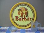 Barbar Barbãr - Plateau - Glas - Bier - Brouwerij Lefebvre, Verzamelen, Biermerken, Ophalen of Verzenden, Gebruikt, Reclamebord, Plaat of Schild