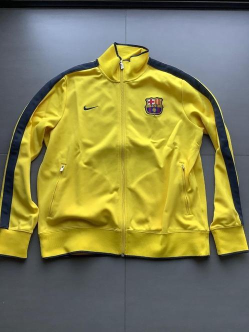 FC Barcelona Vest Geel XL, Kleding | Heren, Sportkleding, Zo goed als nieuw, Voetbal, Maat 56/58 (XL), Geel, Ophalen of Verzenden