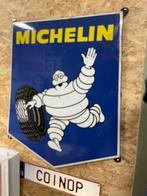 Michelin bord emaille, Verzamelen, Reclamebord, Gebruikt, Ophalen of Verzenden