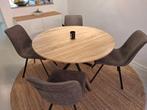 Mooie ronde tafel te koop - zo goed als nieuw!, Ophalen, Zo goed als nieuw