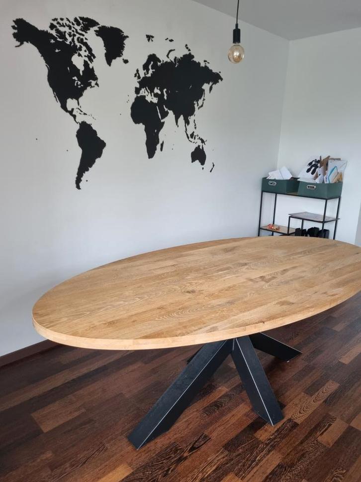 TABLE A MANGER EN CHÊNE CLAIRE, Huis en Inrichting, Tafels | Eettafels, Nieuw, 100 tot 150 cm, 200 cm of meer, Vijf personen of meer