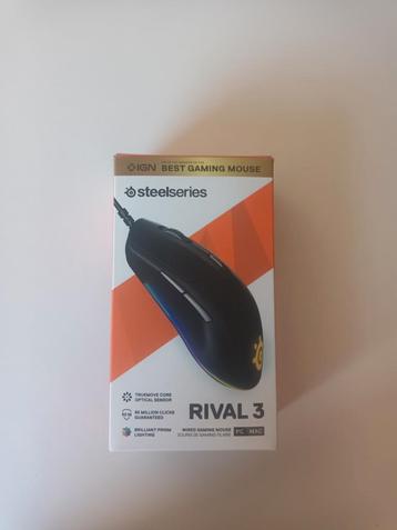Steelseries RIVAL3 gaming mouse, Enlèvement, Comme neuf