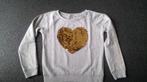 lichtgrijze sweater - mt 140, Kinderen en Baby's, Kinderkleding | Maat 140, Bel&Bo, Meisje, Trui of Vest, Gebruikt