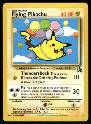 Flying Pikachu 25/53 - Wizards Black Star Promos (NM) beschikbaar voor biedingen