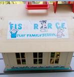 Fisher price school vintage + toebehoren, Ophalen, Gebruikt