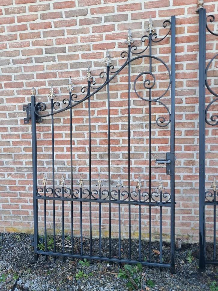 Ijzeren tuinpoort, Tuin en Terras, Tuinhekken en Hekwerk, Gebruikt, Ophalen