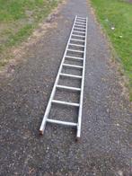 alu ladder 16 treden en 4 meter lengte, Ophalen, Gebruikt, Ladder, 4 meter of meer