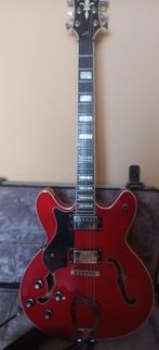 Hagström Viking (linkshandige elektrische gitaar), Ophalen, Zo goed als nieuw, Hollow body, Overige merken