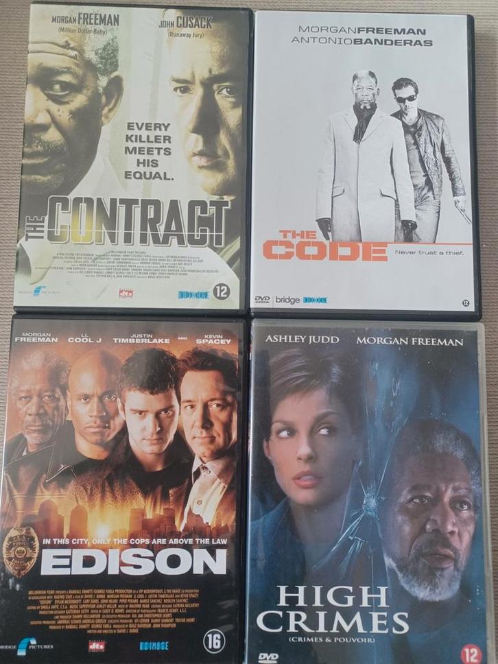 Morgan Freeman Collection, Cd's en Dvd's, Dvd's | Tv en Series, Zo goed als nieuw, Thriller, Ophalen