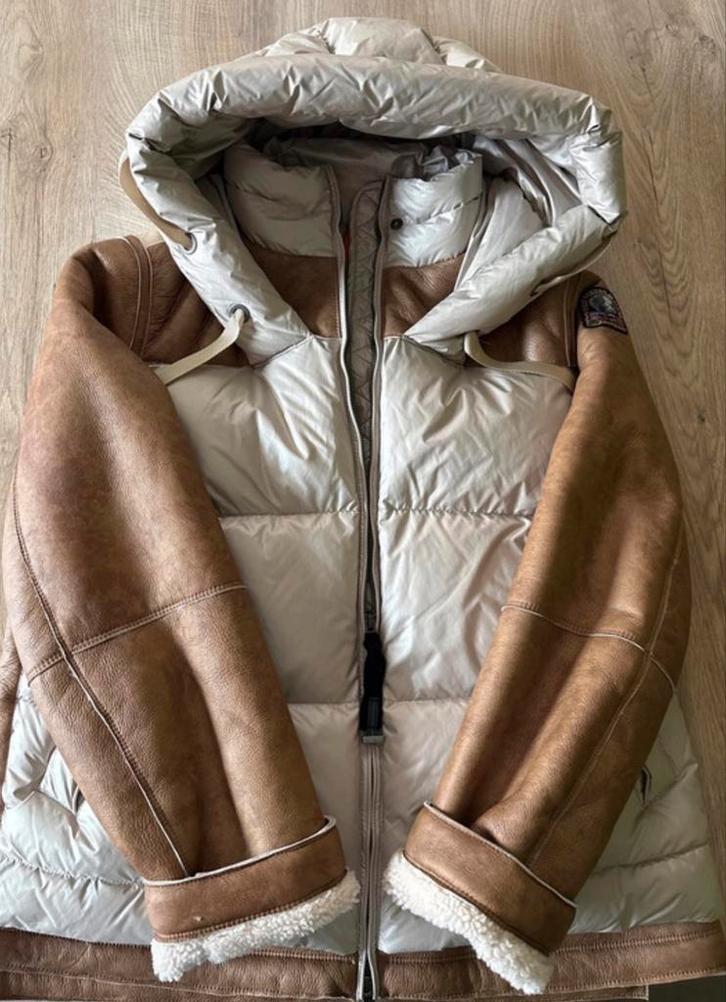Parajumpers Peppi Special damesjas – maat L, Kleding | Dames, Jassen | Winter, Zo goed als nieuw, Maat 42/44 (L), Beige, Ophalen of Verzenden