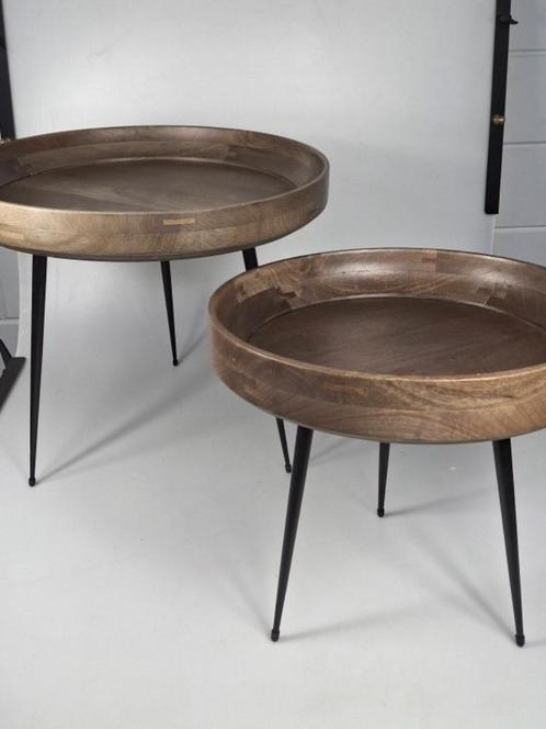 Mater Bowl bijzettafel Sirka Grey (40cm), Huis en Inrichting, Tafels | Bijzettafels, Gebruikt, Rond, Minder dan 45 cm, Minder dan 55 cm