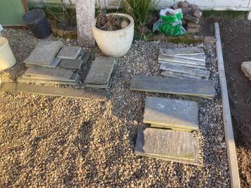 Partij Leistenen 2-3 m² natuursteen, Ophalen, Zo goed als nieuw, Natuursteen, Minder dan 5 m²