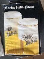 6 nieuwe stella glazen in gesloten verpakking, Enlèvement, Neuf, Verre à bière