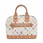 Sac Louis Vuitton Alma Murakami, Envoi, Utilisé, Blanc, Sac à main
