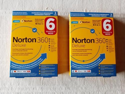 Norton Antivirus 360 Deluxe 3 toestellen - 6 maanden, Informatique & Logiciels, Logiciel Antivirus & Protection, Neuf, MacOS, Windows