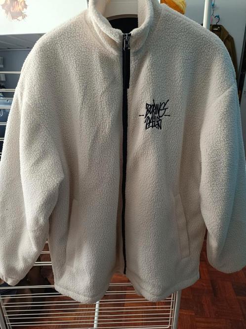 H&M, Polyester, Fleece Jacket, Kleding | Heren, Jassen | Winter, Nieuw, Maat 46 (S) of kleiner, Wit, Ophalen