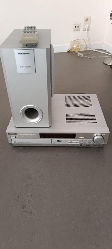 Panasonic SA‑HTV75 – 5‑disk DVD‑speler + subwoofer + afstand beschikbaar voor biedingen