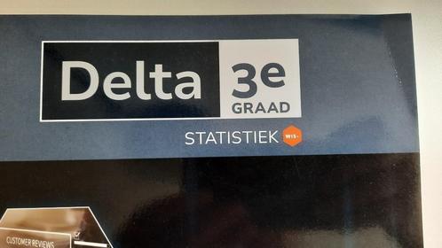 Delta 3e graad Statistiek (voor gevorderde wiskunde WIS+), Boeken, Schoolboeken, Nieuw, Wiskunde A, Ophalen of Verzenden