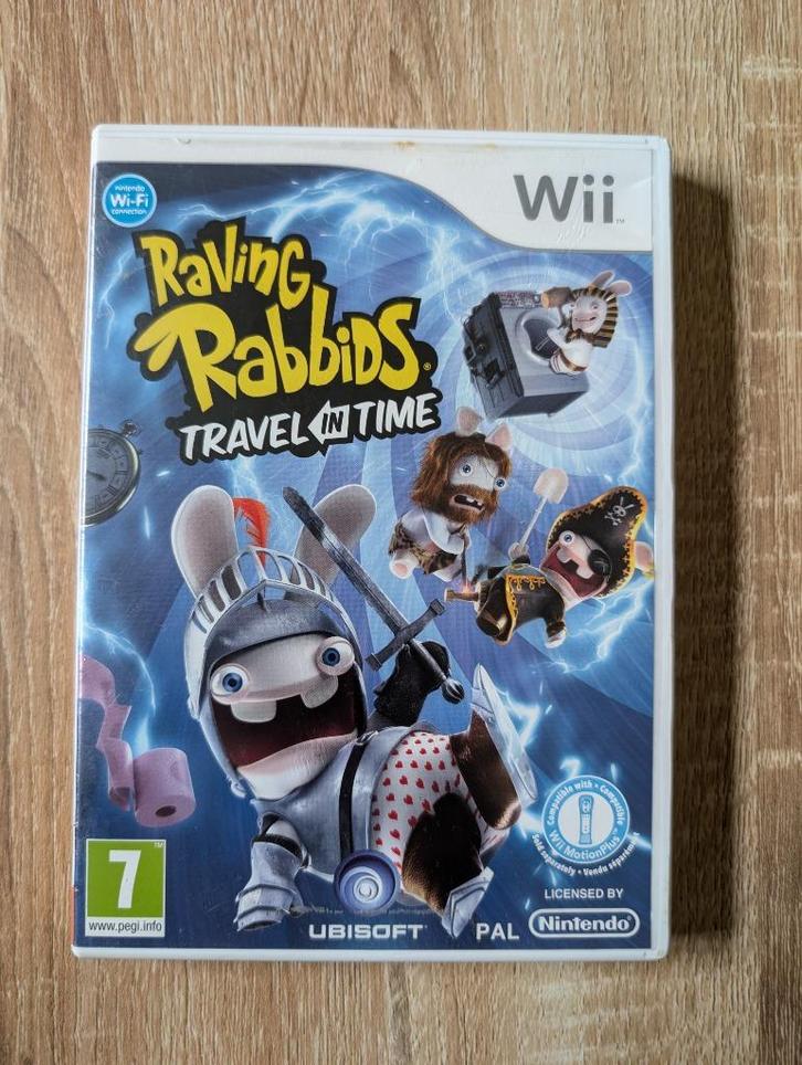 Wii Lapins Crétins voyage dans le temps, Games en Spelcomputers, Games | Nintendo Wii, Gebruikt, Avontuur en Actie, 3 spelers of meer