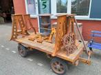 transportwagen oude transport kar, Doe-het-zelf en Bouw, Ophalen of Verzenden, Gebruikt, Transportkar