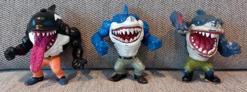 Vintage speelgoed jaren 80/90 - Street Sharks, Extr Dino,... beschikbaar voor biedingen