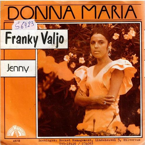 Vinyl, 7"   /   Franky Valjo* – Donna Maria, CD & DVD, Vinyles | Autres Vinyles, Autres formats, Enlèvement ou Envoi