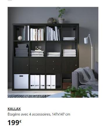Armoire Kallax IKEA neuve 