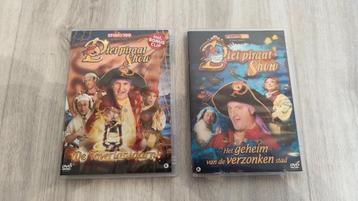 2x DVD van Piet Piraat beschikbaar voor biedingen