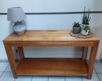 Sidetable in teak, Huis en Inrichting, Tafels | Sidetables, Ophalen, Zo goed als nieuw, Teakhout