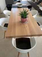 Massieve design eettafel, Huis en Inrichting, Tafels | Eettafels, Ophalen, Zo goed als nieuw