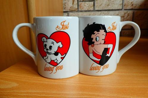 Betty Boop Duo of Mugs 2003 Avenue of the Stars, Verzamelen, Beelden en Beeldjes, Nieuw, Mens, Ophalen of Verzenden