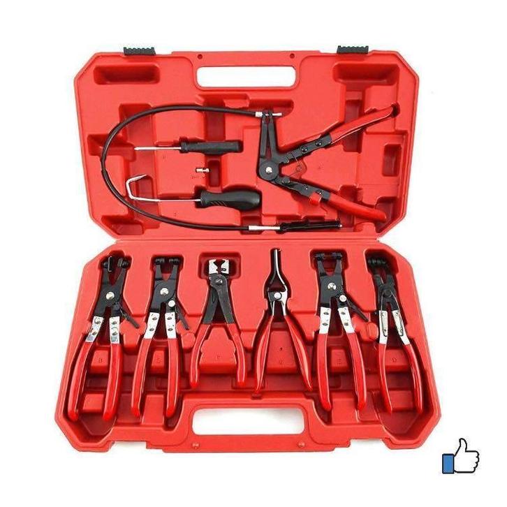 Coffret de pinces à collier de serrage 9 pc Kraftmüller, Auto diversen, Autogereedschap, Nieuw, Ophalen