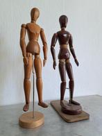 Grands mannequins bois dessin, Hobby & Loisirs créatifs, Enlèvement, Comme neuf, Mannequin
