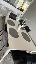 Witte tafel, Caravans en Kamperen, Mobilhome-accessoires, Ophalen, Zo goed als nieuw