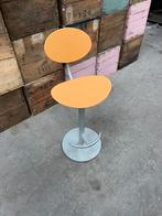 5 retro moderne Barstoelen, Huis en Inrichting, Barkrukken, Ophalen, Met voetsteun, 60 tot 90 cm, Metaal