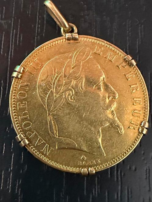 50 frank goud Napoleon III Laureaathoofd 1865, Postzegels en Munten, Penningen en Medailles, Goud