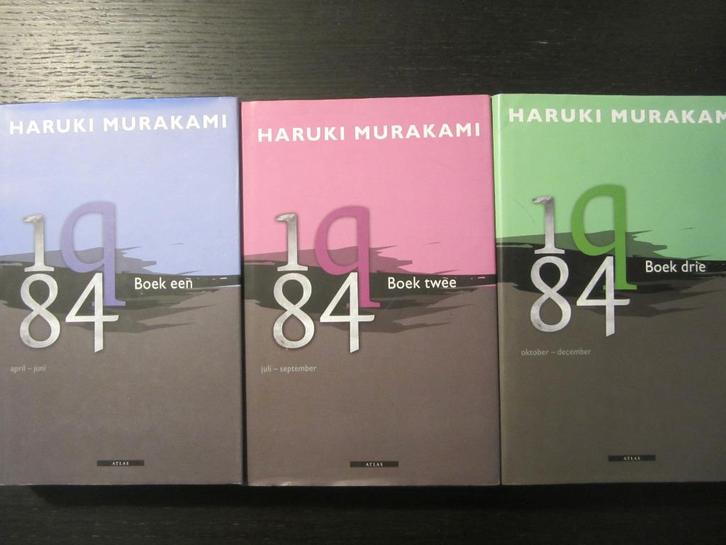 1q84  -Haruki Murakami- Deel 1+2+3 Hardcover, Boeken, Literatuur, Ophalen of Verzenden