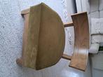 Dôme deco baron longchair, zetel hout met velours, Ophalen, Zo goed als nieuw, Hout