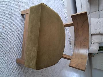 Dôme deco baron longchair, zetel hout met velours beschikbaar voor biedingen