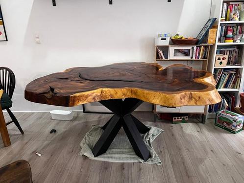 Acacia wood table, Huis en Inrichting, Tafels | Eettafels, Zo goed als nieuw, 100 tot 150 cm, 150 tot 200 cm, Vijf personen of meer
