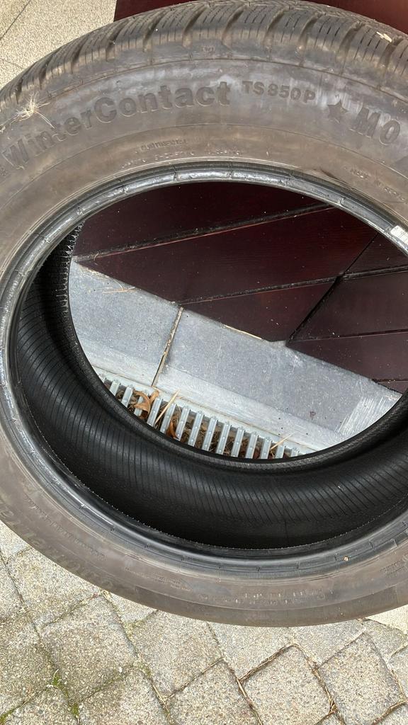 4x Band CONTINENTAL WINTERCONTACT TS 850 P 225/55, Auto-onderdelen, Banden en Velgen, Band(en), Winterbanden, 17 inch, 225 mm